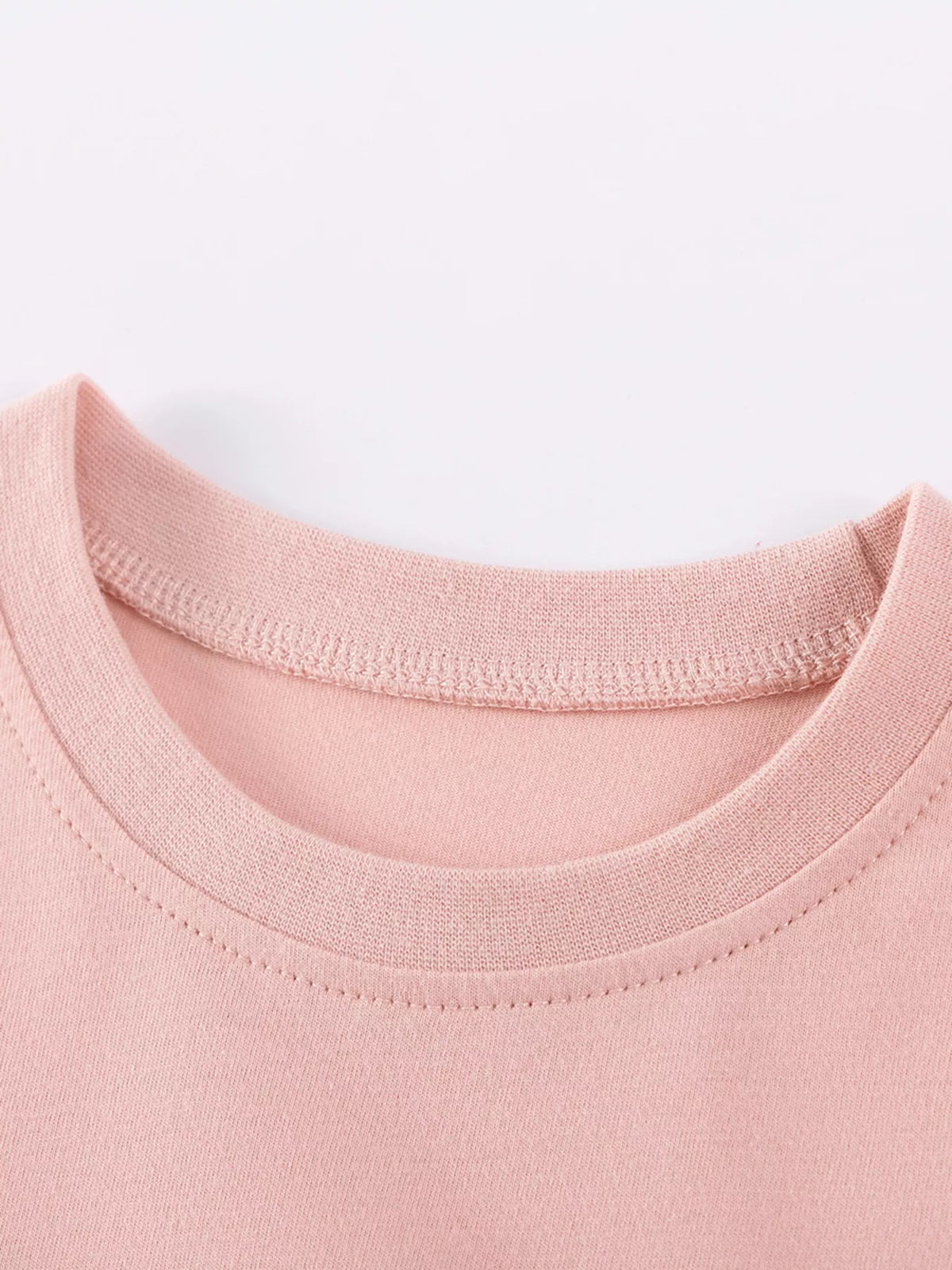 Pink Shoulder Bow Tulle Dress — round neckline