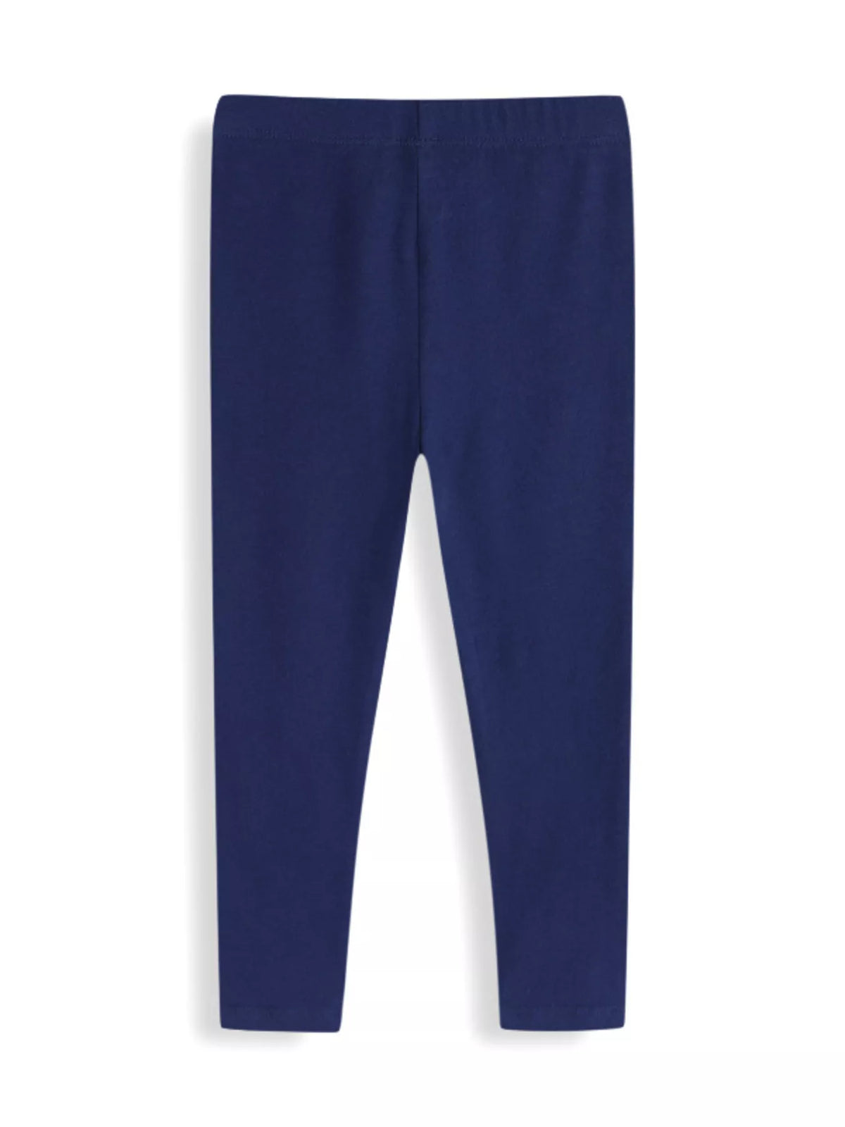 Back of the plain navy leggings