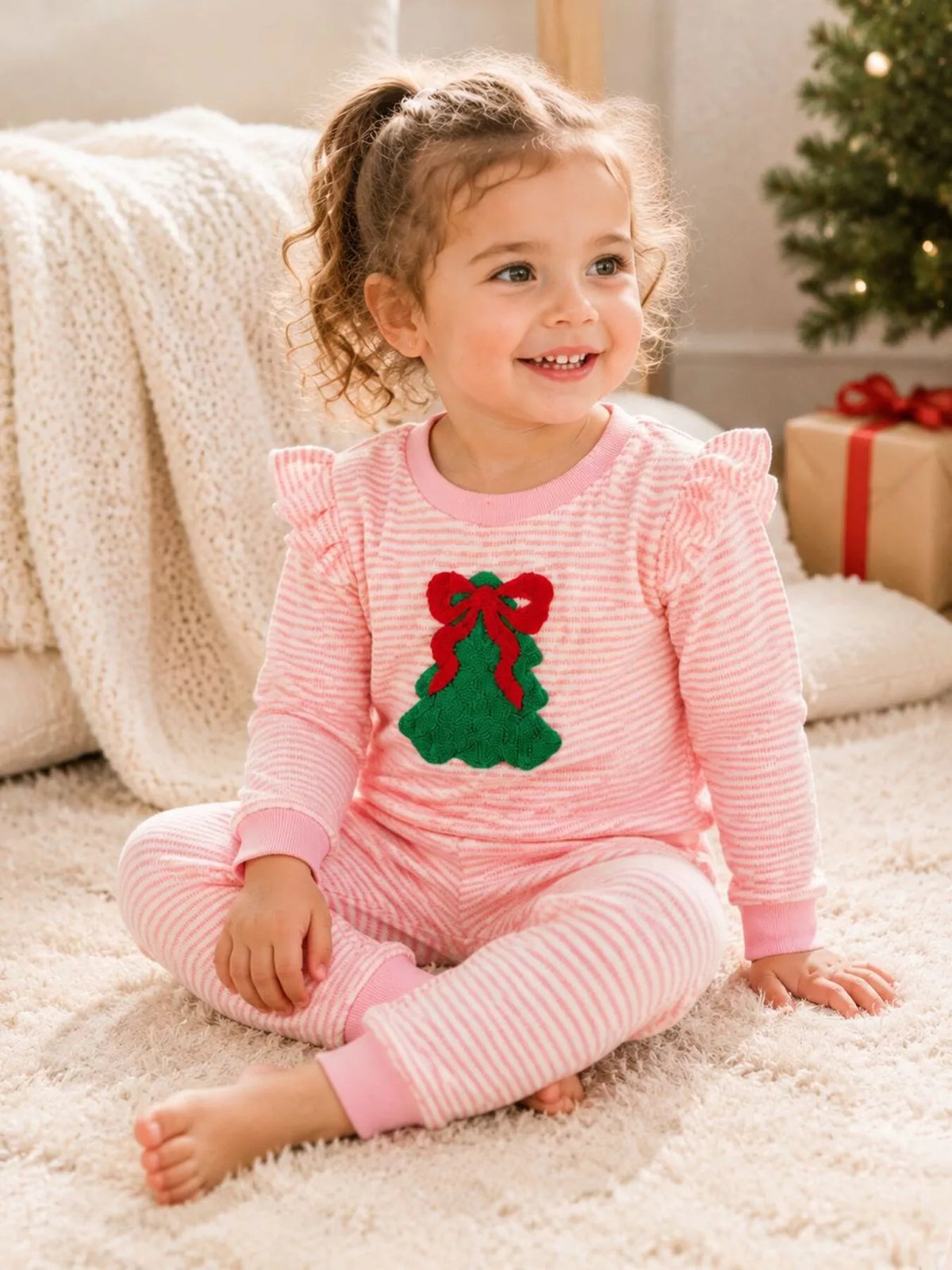 Outfit on a seated child