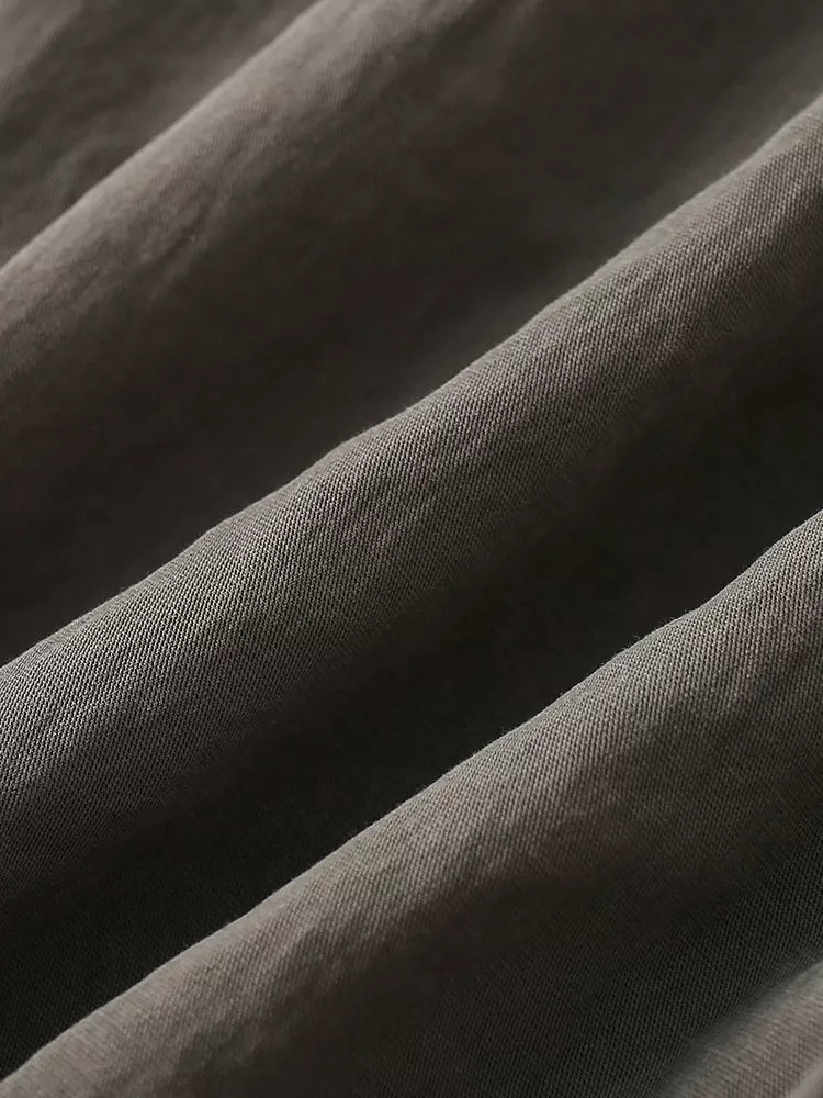 Dark gray fabric close-up