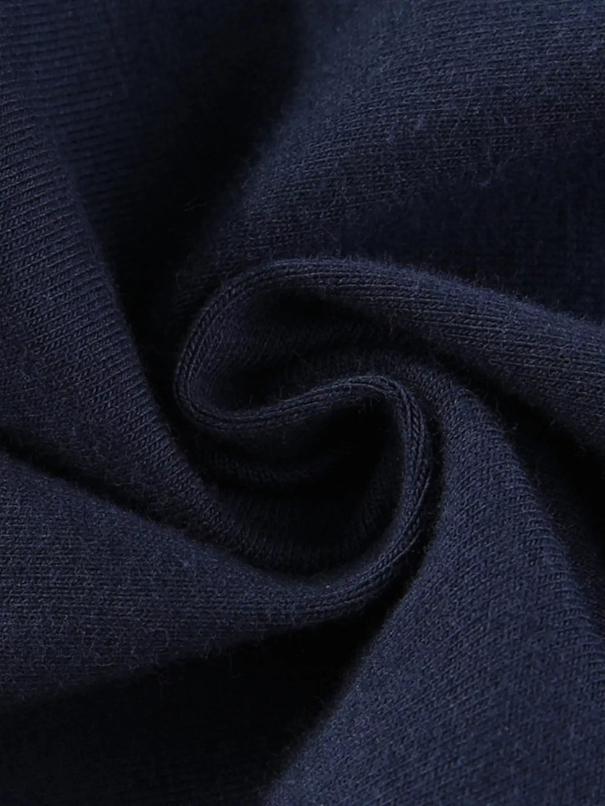 Navy fabric close-up