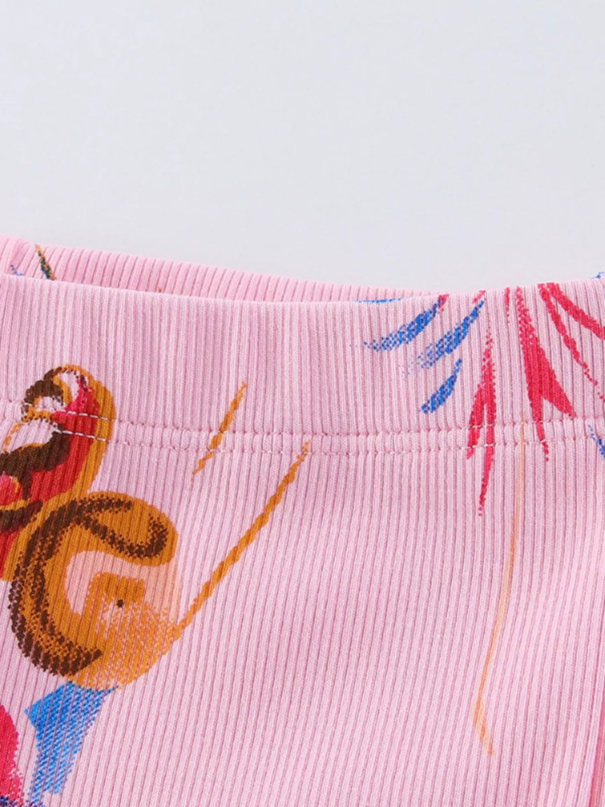 Elastic waistband with fairy print