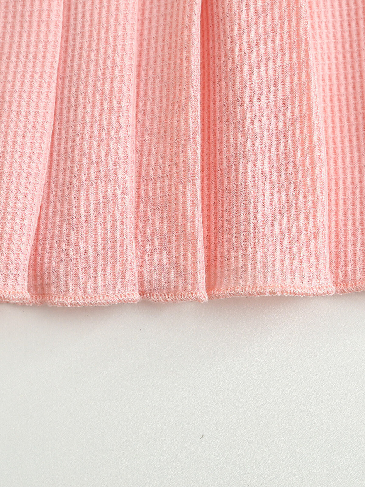 Baby Baseball Embroidered Pleated Dress — pleated hem