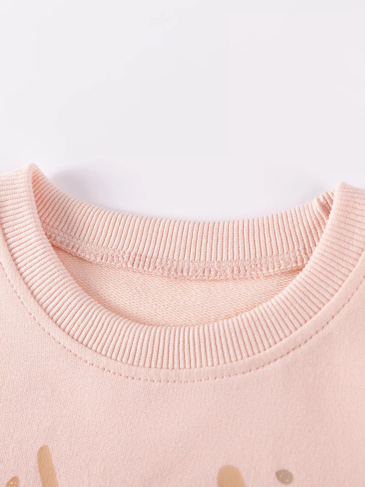 Bunny Long Sleeve Layered Tulle Dress — ribbed neckline