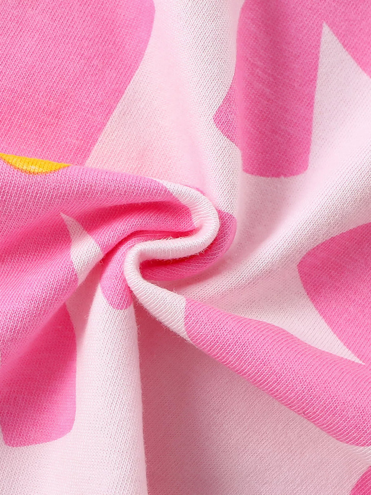 Pink bold flower print shirt — pink printed fabric