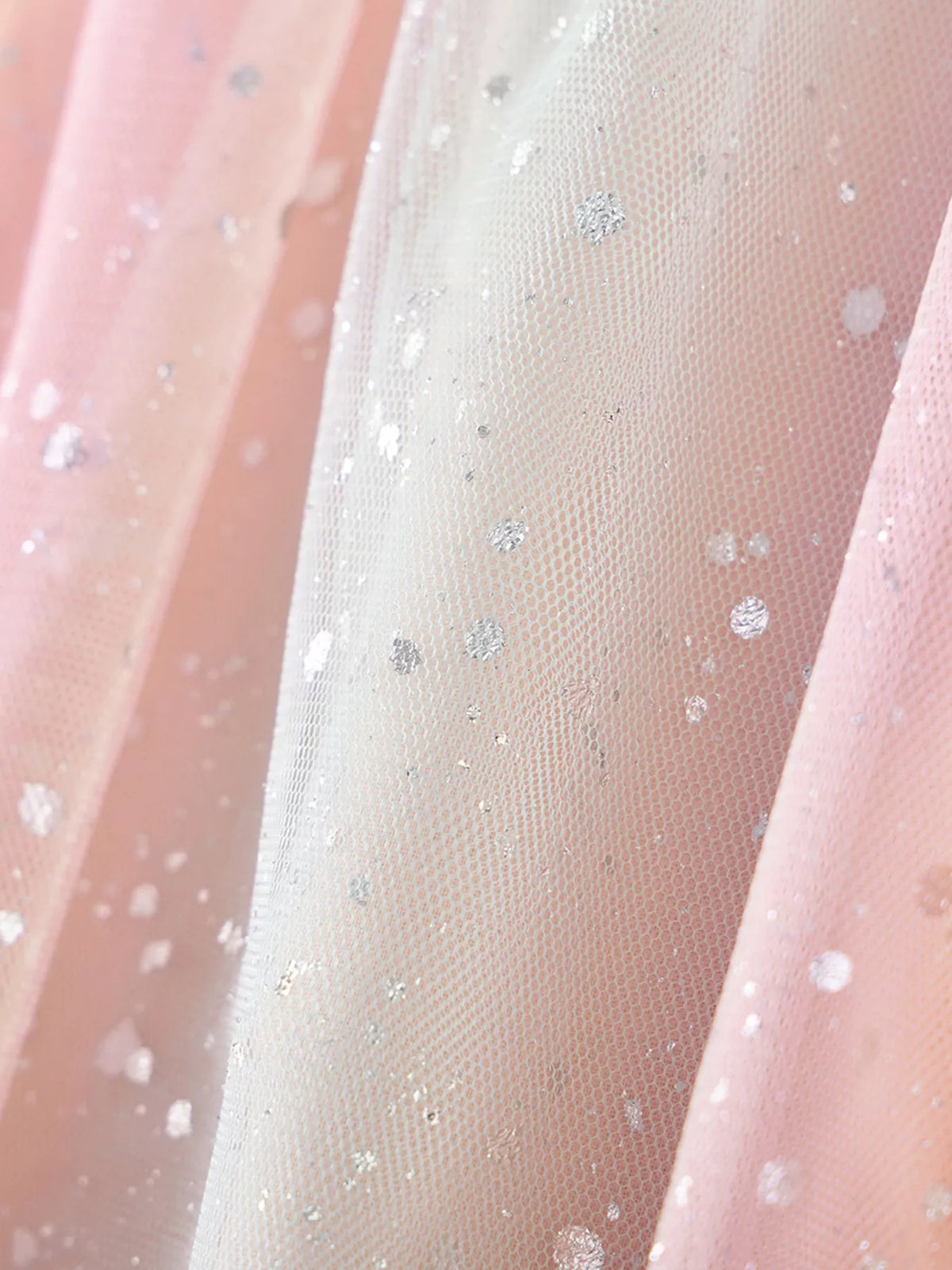 Rainbow Heart Pastel Tulle Dress — pastel dotted tulle skirt