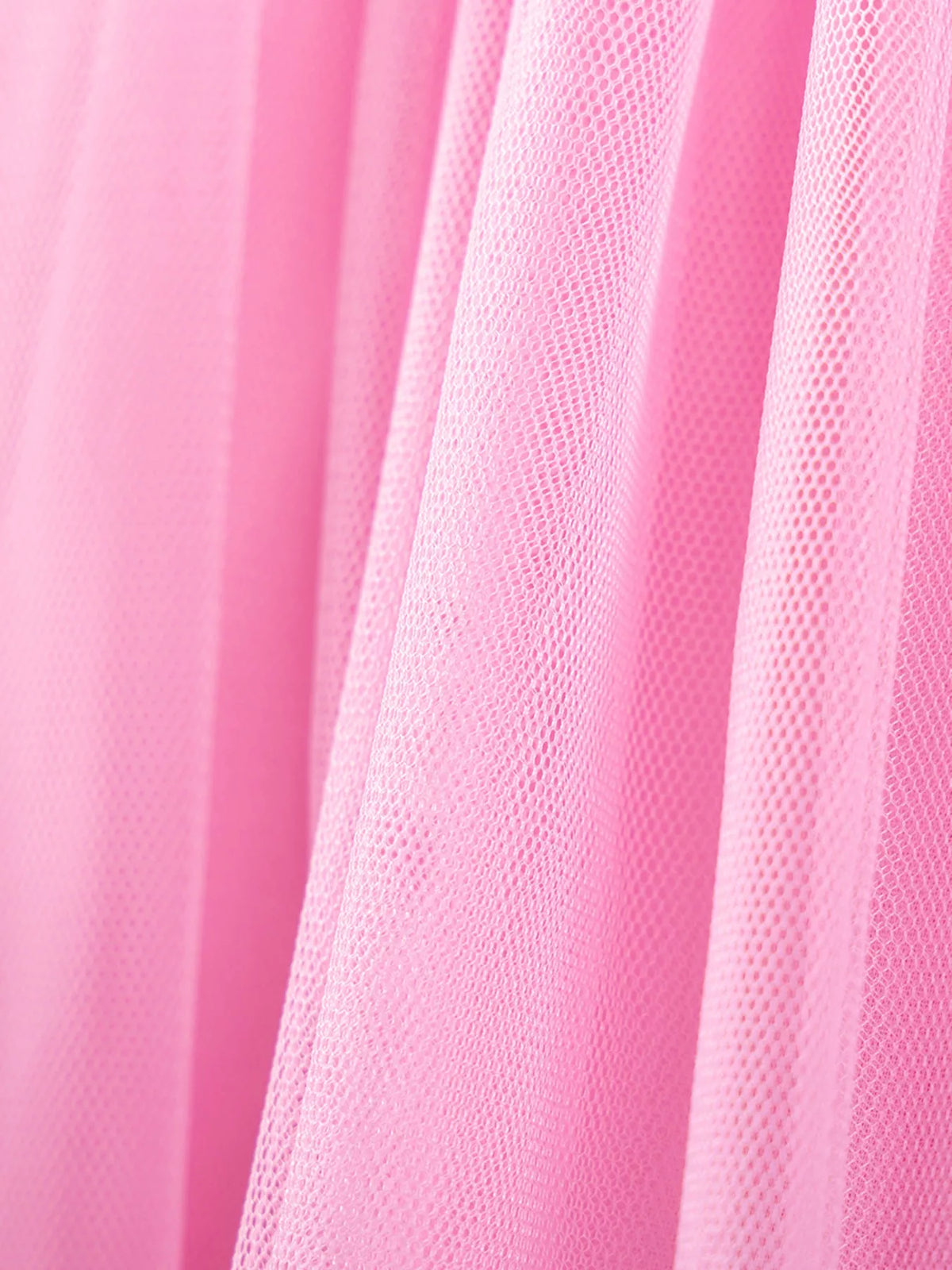 Pink Unicorn Graphic Tulle Dress — pink tulle skirt detail