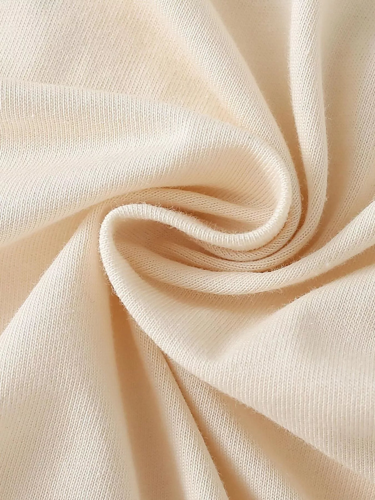 Cream fabric close-up