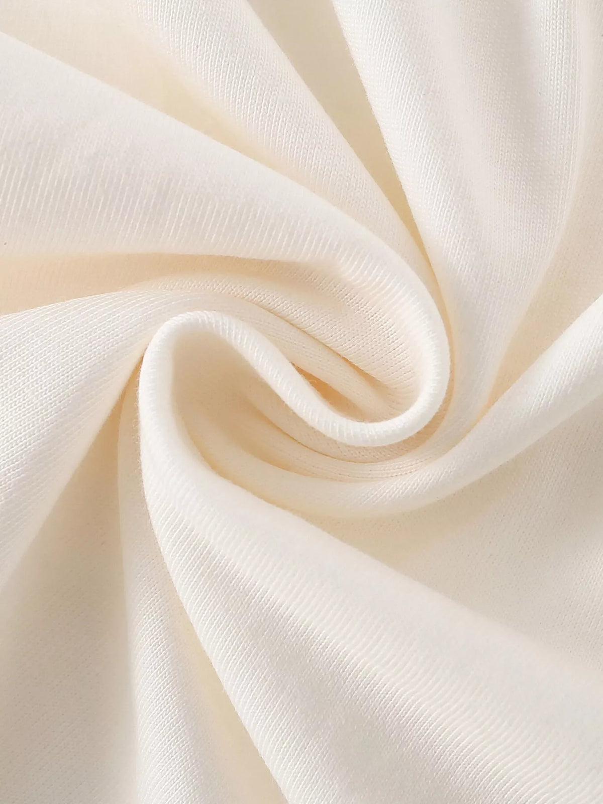 Cream fabric close-up