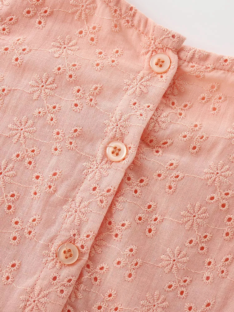 Buttons along the back opening